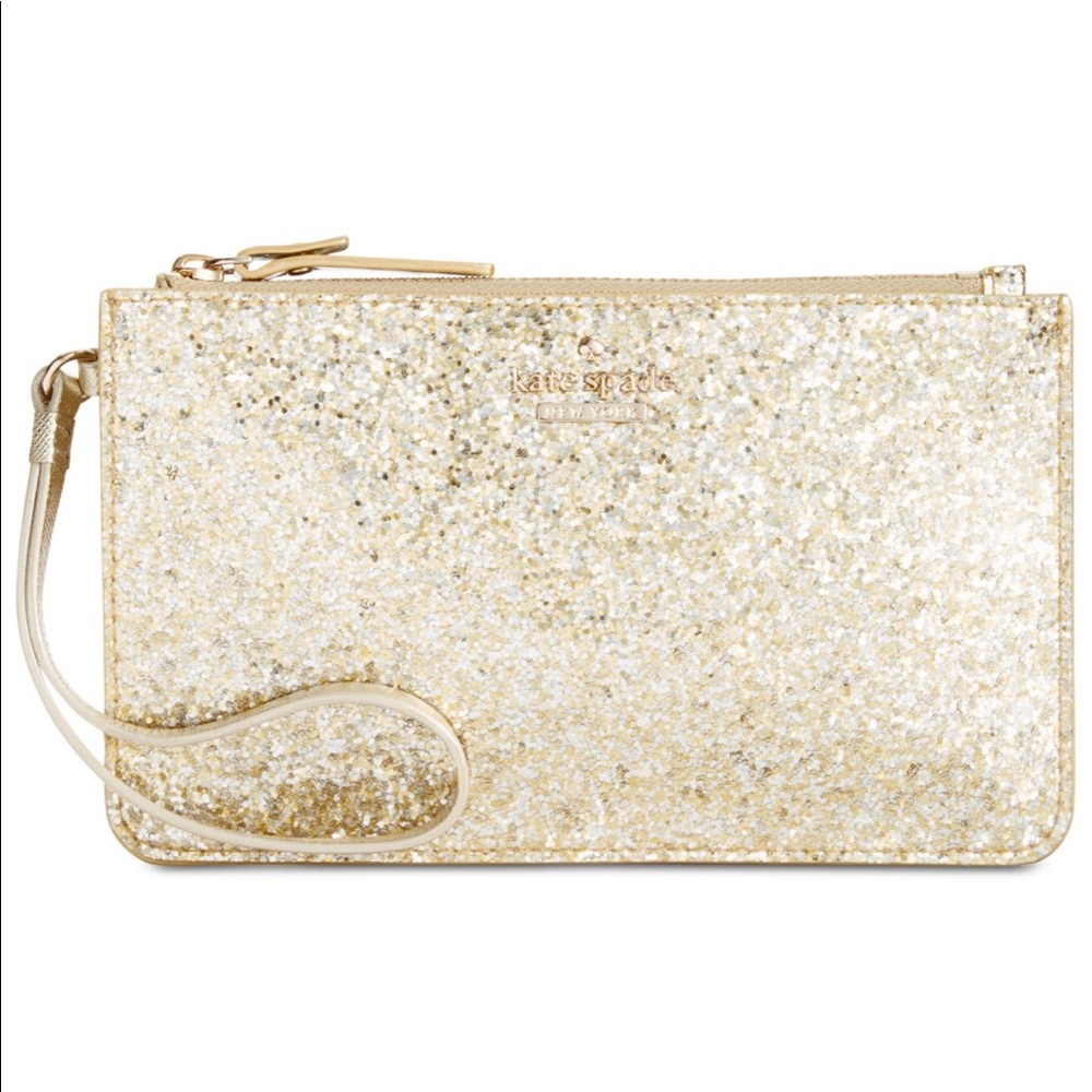Kate Spade Glitter Bug Slim Bee Wristlet